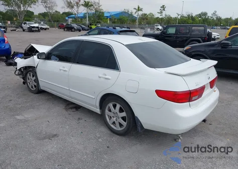 2005 Honda Accord 3.0 Ex из США, поврежденный, VIN 1HGCM66525A067550